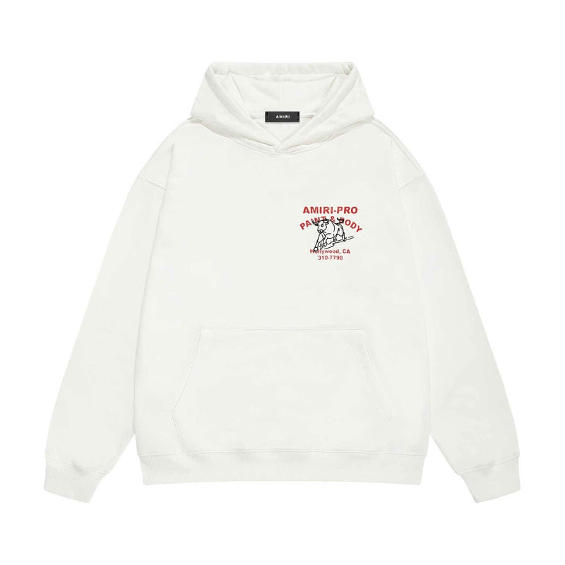 Amiri hoodie bull printing