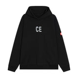 C.e hoodie fall and winter c.e casual design pullover hooded sweatshirt