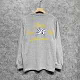Amiri long sleeve shirts yellow letter pegasus printing
