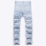 Mens Fashion Jeans Blue Ribbon 8862#