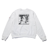 C.e sweatshirt fall and winter c.e window scenery pattern round neck pullover terry sweatshirt one piece wholesale