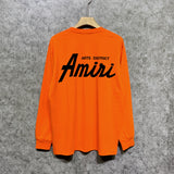 Amiri long sleeve shirts pure letterprinting