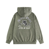Amiri washed hoodie new arrivalletter logo washed distressed printing