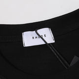 Rhude T Shirt Sunset Design Letter Print Short Sleeve T-Shirt