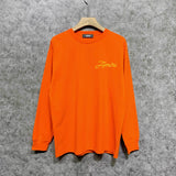 Amiri long sleeve shirts yellow letter pegasus printing