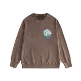 Amiri washed sweatshirt urban forest printing washed and distressed