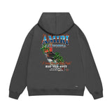 Amiri hoodie flame island print