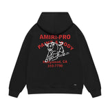 Amiri hoodie bull printing