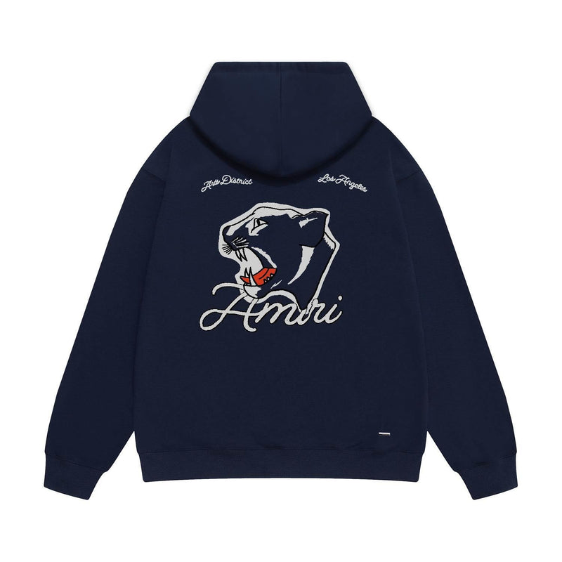 Amiri hoodie black panther print