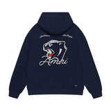 Amiri hoodie black panther print