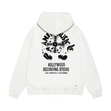 Amiri hoodie note fan print