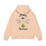 Amiri hoodie billiard cue country print