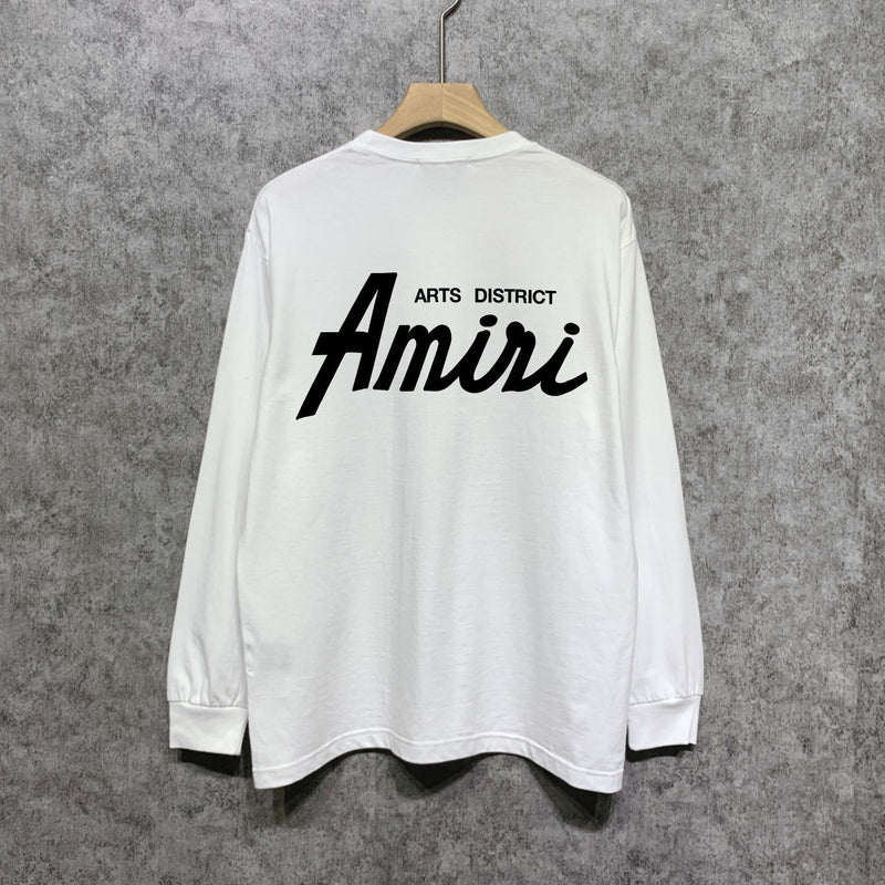 Amiri long sleeve shirts pure letterprinting
