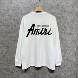 Amiri long sleeve shirts pure letterprinting
