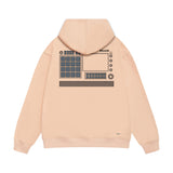Amiri hoodie tv channel shape printing