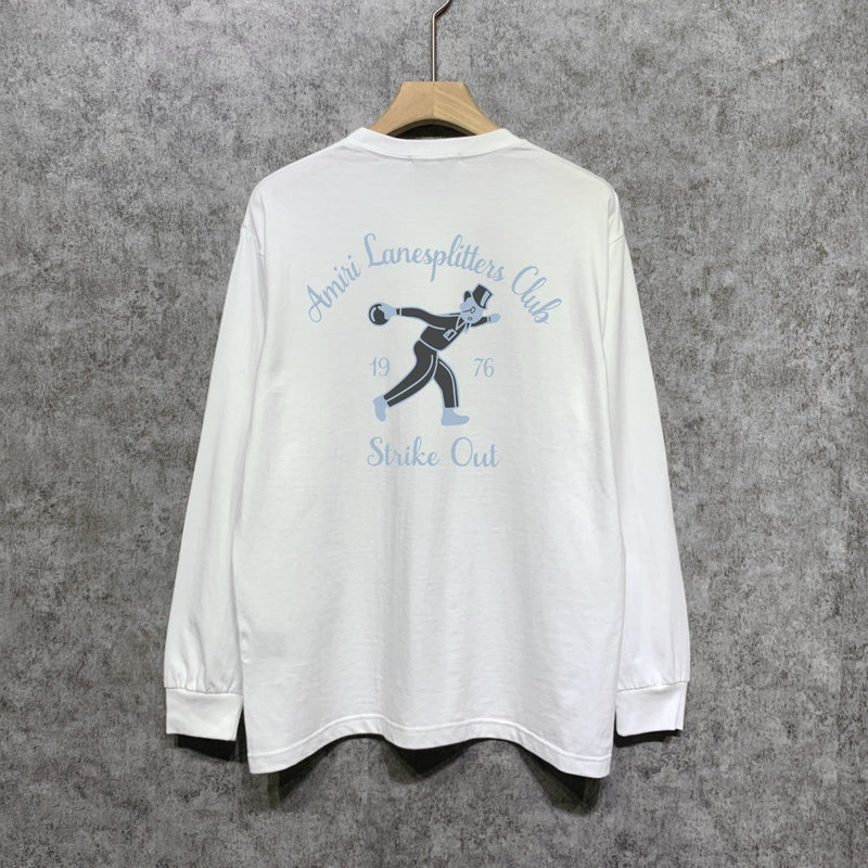Amiri long sleeve shirts bowling print