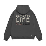 Amiri hoodie with distressed text printing