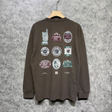 Amiri long sleeve shirts medal set printing