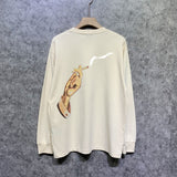Amiri long sleeve shirts smoke print