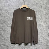 Amiri long sleeve shirts wolf music hand print