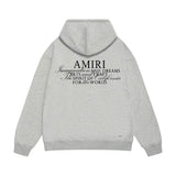 Amiri hoodie hollywood art word printing
