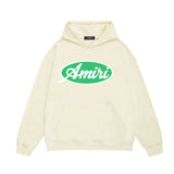 Amiri hoodie oval letter printing