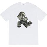 Mens T-shirts 22FW Elephant Tee LOGO Printed Crew Neck Short Sleeve