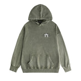 Amiri washed hoodie letter angel ball washed distressed printing