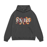 Amiri hoodie gold snake print