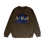 Amiri long sleeve shirts new font cobra printing