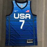 NBA Jerseys 2021 Olympic Team USA, Blue 7, Durant