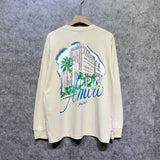 Amiri long sleeve shirts urban forest printing