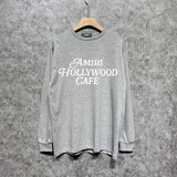 Amiri long sleeve shirts hollywood font printing