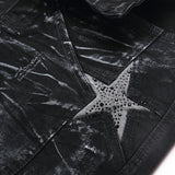 Mens Fashion Jeans Star Rhinestones S3972#