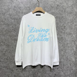Amiri long sleeve shirts cloud letterprinting