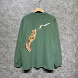 Amiri long sleeve shirts smoke print