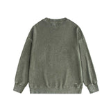 Amiri washed sweatshirt classic letter spider print washed old