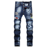DSQ Jeans Ripped Stretch Jeans