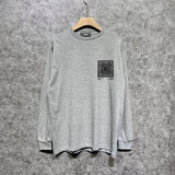 Amiri long sleeve shirts simple standard square scarf printing