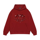 Amiri hoodie damaged little spider la&ca print