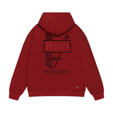 Amiri hoodie letter sign printing