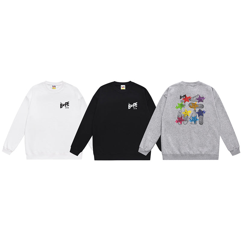 Bathing ape Crew neck sweatshirt
