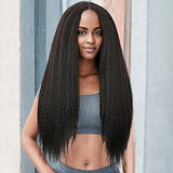 Women's Wigs Middle Part Long Straight Full Lace Wig
