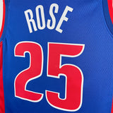 NBA Jerseys 23, Pistons, away, No. 25 Blue, Rose