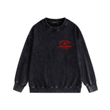 Amiri washed sweatshirt la limited art word printing washed and distressed