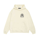 Amiri hoodie flower shield printing