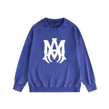 Amiri washed sweatshirt large label print washed old
