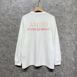 Amiri long sleeve shirts crayon horizontal strip printing