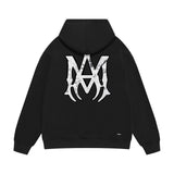 Amiri hoodie mottled spider print