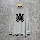 Amiri long sleeve shirts large simple logo printing
